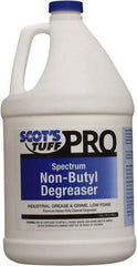 Scot's Tuff - 1 Gal Bottle Cleaner/Degreaser - Liquid, Concentrated, Low Sudsing, Pleasant - Exact Industrial Supply