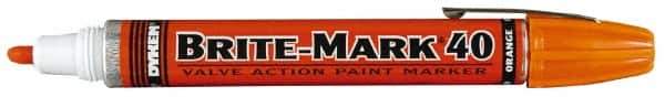 Dykem - Orange Oil-Based Paint Marker - Broad Tip, Oil Based - Exact Industrial Supply