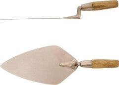 Ampco - Nickel Tin Copper Masonry Trowel - 8-1/2" Long x 5-1/8" Wide - Exact Industrial Supply