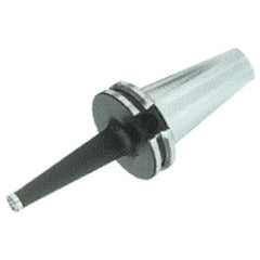 Iscar - CAT50 Taper Shank 10mm Hole End Mill Holder/Adapter - 18mm Nose Diam, 3" Projection, Through-Spindle & DIN Flange Coolant - Exact Industrial Supply