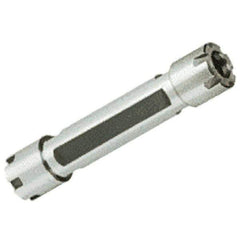 Iscar - 1mm to 13mm Capacity, 28mm Projection, Straight Shank, ER20 Collet Chuck - 32mm Shank Diam - Exact Industrial Supply