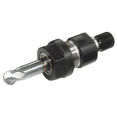 Iscar - 1mm to 16mm Capacity, 44.5mm Projection, Threaded Shank, ER25 Collet Chuck - 69.5mm OAL - Exact Industrial Supply