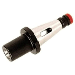 Iscar - DIN2080-40 Outside Taper, 2MT Inside Taper, DIN2080 to Morse Taper Adapter - 50mm Projection, 32mm Nose Diam, 0.0002" TIR - Exact Industrial Supply