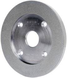 Norton - 6" Diam, 1-1/4" Hole Size, 7/16" Overall Thickness, 200 Grit, Type 6 Tool & Cutter Grinding Wheel - Very Fine Grade, Diamond - Exact Industrial Supply