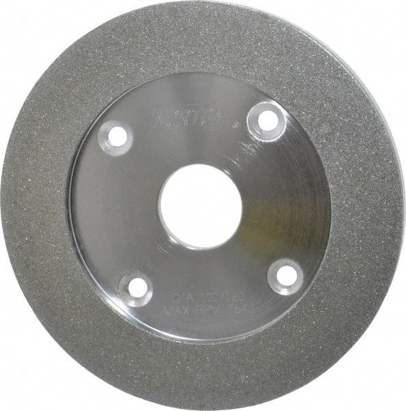 Norton - 6" Diam, 1-1/4" Hole Size, 7/16" Overall Thickness, 100 Grit, Type 6 Tool & Cutter Grinding Wheel - Fine Grade, Diamond - Exact Industrial Supply