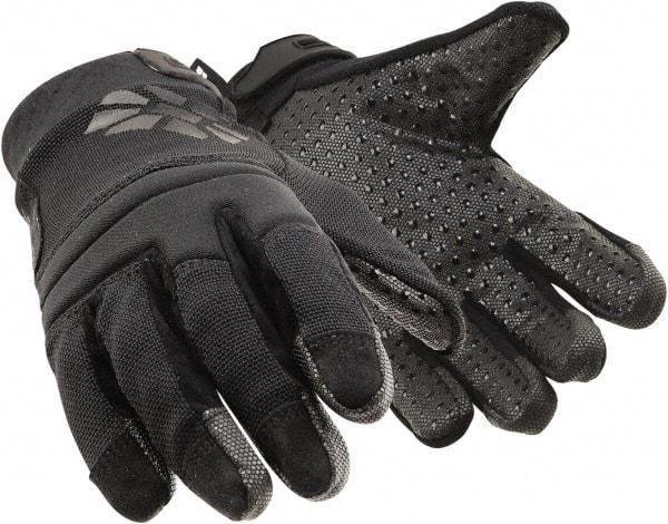 HexArmor - Size XL (10), ANSI Cut Lvl A9, Puncture Lvl 2, Silicone Rubber Coated SuperFabric Cut & Puncture Resistant Gloves - Palm Coated, SuperFabric Lining, Hook & Loop Cuff, Gray, Paired - Exact Industrial Supply
