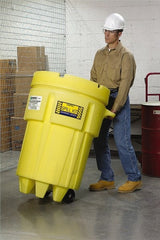 Enpac - Overpack & Salvage Drums Type: Salvage Drum w/Wheels Total Capacity (Gal.): 50.00 - Exact Industrial Supply