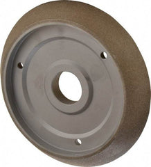 Darex - 6-1/2" Diam, 180 Grit, Type 12 Tool & Cutter Grinding Wheel - Medium Grade, CBN - Exact Industrial Supply