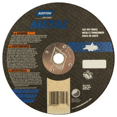 7″ × 1/8″ × 5/8″ Metal Circular Saw Cut-Off Wheel Type 01 Straight 24 Grit Aluminum Oxide - Exact Industrial Supply