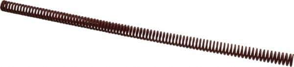 Associated Spring Raymond - 1/2" Hole Diam, 9/32" Rod Diam, 12" Free Length, Red Die Spring - 53.3 Lb Max Deflection, 4.44" Max Deflection, Medium Heavy Duty, Chromium Alloy Steel - Exact Industrial Supply