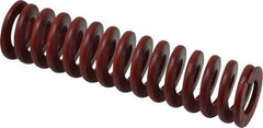 Associated Spring Raymond - 1" Hole Diam, 1/2" Rod Diam, 4" Free Length, Red Die Spring - 272.3 Lb Max Deflection, 1.48" Max Deflection, Medium Heavy Duty, Chromium Alloy Steel - Exact Industrial Supply