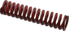 Associated Spring Raymond - 1-1/4" Hole Diam, 5/8" Rod Diam, 5" Free Length, Red Die Spring - 536.5 Lb Max Deflection, 1.85" Max Deflection, Medium Heavy Duty, Chromium Alloy Steel - Exact Industrial Supply