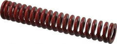 Associated Spring Raymond - 1-1/4" Hole Diam, 5/8" Rod Diam, 7" Free Length, Red Die Spring - 518 Lb Max Deflection, 2.59" Max Deflection, Medium Heavy Duty, Chromium Alloy Steel - Exact Industrial Supply