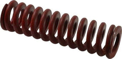 Associated Spring Raymond - 1-1/2" Hole Diam, 3/4" Rod Diam, 5" Free Length, Red Die Spring - 680.8 Lb Max Deflection, 1.85" Max Deflection, Medium Heavy Duty, Chromium Alloy Steel - Exact Industrial Supply