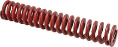 Associated Spring Raymond - 1-1/2" Hole Diam, 3/4" Rod Diam, 8" Free Length, Red Die Spring - 651.2 Lb Max Deflection, 2.96" Max Deflection, Medium Heavy Duty, Chromium Alloy Steel - Exact Industrial Supply