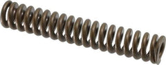 Associated Spring Raymond - 1" Hole Diam, 1/2" Rod Diam, 5-1/2" Free Length, Gold Die Spring - 475.2 Lb Max Deflection, 1.65" Max Deflection, Heavy Duty, Chromium Alloy Steel - Exact Industrial Supply