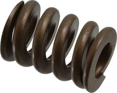 Associated Spring Raymond - 1-1/4" Hole Diam, 5/8" Rod Diam, 1-3/4" Free Length, Gold Die Spring - 953.4 Lb Max Deflection, 0.53" Max Deflection, Heavy Duty, Chromium Alloy Steel - Exact Industrial Supply