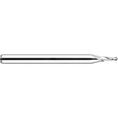 Harvey Tool - 0.02" Body Diam, 150°, 1-1/2" OAL, 2-Flute Solid Carbide Spotting Drill - Exact Industrial Supply