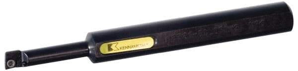 Kennametal - 23.62mm Min Bore Diam, 254mm OAL, 3/4" Shank Diam, E-SCLP-AP Indexable Boring Bar - CP.. Insert, Screw Holding Method - Exact Industrial Supply