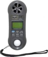General - 0.4 to 30 m/Sec Air Anemometer, Hygrometer, Thermometer and Light Meter - 1300°F Max - Exact Industrial Supply