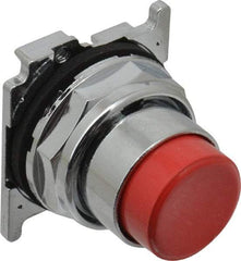 Eaton Cutler-Hammer - Extended Straight Pushbutton Switch Operator - Red, Round Button, Nonilluminated - Exact Industrial Supply