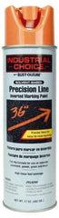 Rust-Oleum - 17 fl oz Orange Marking Paint - 600' to 700' Coverage at 1" Wide, Solvent-Based Formula - Exact Industrial Supply