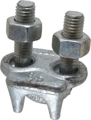 Value Collection - 5/8" Wire Rope U-Bolt Clip - Forged Carbon Steel, Galvanized - Exact Industrial Supply