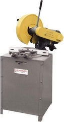 Kalamazoo - 14" Blade Diam, 1" Arbor Hole, Miter Chop & Cutoff Saw - 1,300 RPM, 5 hp, 220/440 Volts, 3 Phase - Exact Industrial Supply