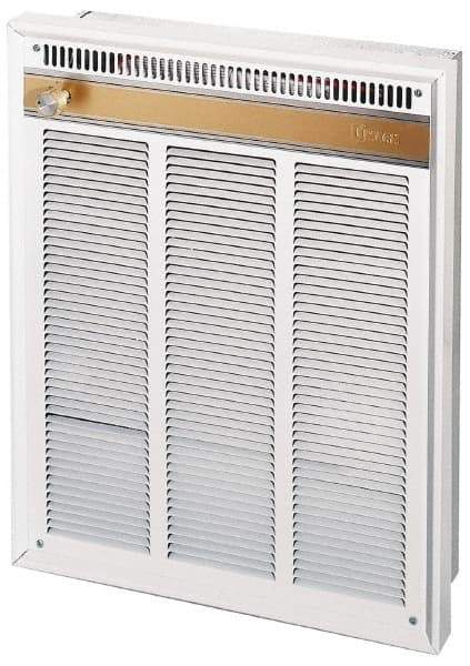 Marley - 277, 240 Volt, 4,000, 3,000 Watt, 100 CFM, 13,650 Max BTU, Commercial Wall Heater - 14-5/16 Wide x 3-7/8 Deep x 18-1/4 High - Exact Industrial Supply