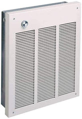 Marley - 240, 208 Volt, 2,000, 1,500 Watt, 8.3, 7.2 Amps, 100 CFM, 6,826/5,120 BTU, Fan Forced Wall Heater - 15-3/4 Wide x 1-3/8 Deep x 19-1/8 High - Exact Industrial Supply