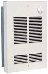 Marley - 240 Volt, 2,000, 1,500 Watt, 50 CFM, Shallow Recess Wall Heater - 9-1/4 Wide x 2-1/2 Deep x 12-1/2 High - Exact Industrial Supply