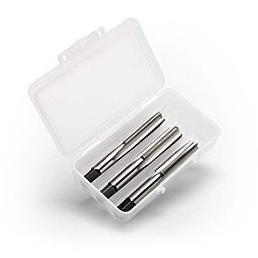 Titan USA - Tap Sets; Thread Size: 1-8 ; Number of Flutes: 4 ; Chamfer: Bottoming; Plug; Taper ; Material: High Speed Steel ; Finish/Coating: Uncoated ; Thread Direction: Right Hand - Exact Industrial Supply