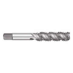 Titan USA - Spiral Flute Taps; Thread Size (Inch): 3/8-24 ; Chamfer: Semi-Bottoming ; Class of Fit: 2B/3B ; Thread Limit: H3 ; Number of Flutes: 3 ; Material: High Speed Steel - Exact Industrial Supply