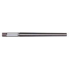 Titan USA - Taper Pin Reamers; Taper Pin Size (Number): #12 (Wire); Small End Diameter (Decimal Inch): 0.8420 ; Reamer Diameter (Decimal Inch): 1.0500 ; Flute Type: Straight ; Shank Type: Straight ; Overall Length (Inch): 13-7/8 - Exact Industrial Supply