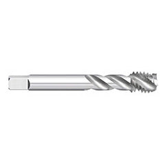 Titan USA - Spiral Flute Taps; Thread Size (mm): M8x1.25 ; Chamfer: Semi-Bottoming ; Class of Fit: 6H ; Thread Limit: D5 ; Number of Flutes: 3 ; Material: Powdered Metal - Exact Industrial Supply