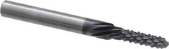 Onsrud - 3/16" Diam, 5/8" LOC, Drill Point End, Solid Carbide Diamond Pattern Router Bit - Right Hand Cut, 2" OAL, 1/4" Shank Diam, Use on Composites - Exact Industrial Supply