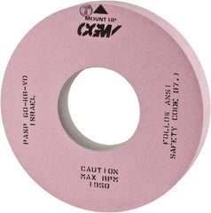 Camel Grinding Wheels - 16" Diam x 8" Hole x 1" Wide Centerless & Cylindrical Grinding Wheel - 60 Grit, Aluminum Oxide, Type 1, Vitrified Bond, No Recess - Exact Industrial Supply