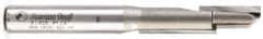 Amana Tool - 1/2" Diam, 1/2" Shank Diam, 2" Length of Cut, 2 Flute Straight Plunge Router Bit - 4-1/4" Overall Length, Carbide Tipped - Exact Industrial Supply