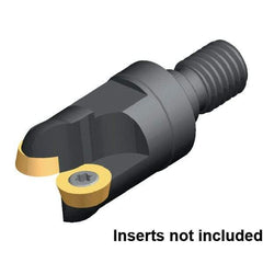 Kennametal - 42mm Cutting Diam, 1.6535" Max Depth of Cut, Modular Connection Indexable Copy End Mill - 5 Inserts, RD.X 1003.. Insert - Exact Industrial Supply