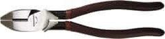 Paramount - 8-1/2" OAL, 1-7/16" Jaw Length x 1-3/16" Jaw Width, Linesman's Pliers - Standard Jaw, New England Style Head, Plastic Dipped Handles - Exact Industrial Supply