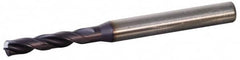Jobber Length Drill Bit: 0.5591″ Dia, 140 °, Solid Carbide TiAlN Finish, Right Hand Cut, Spiral Flute, Straight-Cylindrical Shank
