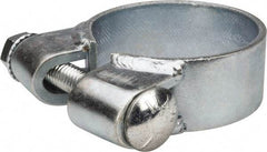 Made in USA - 2.42" ID, Steel Zinc Plated BCE Band Style Clamp - 0.12" Thick, 2-1/4" Hose - Exact Industrial Supply
