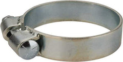 Made in USA - 3.92" ID, Steel Zinc Plated BCE Band Style Clamp - 0.12" Thick, 3-7/8" Hose - Exact Industrial Supply