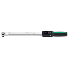 Torque Wrenches; Wrench Type: Digital Torque Wrench; Drive Type: Square Drive; Torque Measurement Type: Foot Pound; Inch Pound; Nm; Minimum Torque (Ft/Lb): 7.40; Maximum Torque (Ft/Lb): 75.00; Overall Length (Decimal Inch): 19.7000; Head Type: Reversible