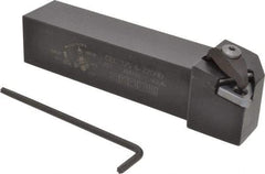 Seco - External Thread, Left Hand Cut, 1-1/4" Shank Width x 1-1/4" Shank Height Indexable Threading Toolholder - 6" OAL, 22EL Insert Compatibility, CE Toolholder, Series Snap Tap - Exact Industrial Supply