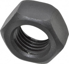 Value Collection - M30x3.50 Steel Right Hand Hex Nut - 46mm Across Flats, 24mm High, Uncoated - Exact Industrial Supply