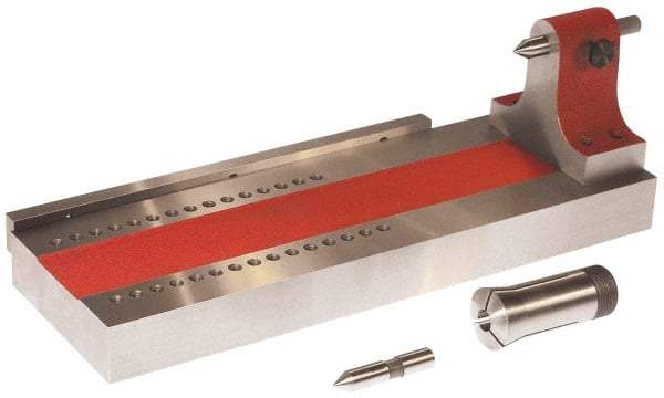 Suburban Tool - Base Plate and Tailstock Assembly - Compatible with Master Grind Index Fixture - Exact Industrial Supply