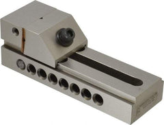 Suburban Tool - 2" Jaw Width, 3-1/4" Jaw Opening Capacity, 1" Jaw Height, Toolmaker's Vise - Flat Jaw, 0.0002" Parallelism, 0.0002" Squareness, 5-7/8" OAL x 2" OAW x 2" OAH - Exact Industrial Supply
