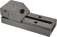 Suburban Tool - 3" Jaw Width, 4-3/4" Jaw Opening Capacity, 1-5/16" Jaw Height, Toolmaker's Vise - Flat Jaw, 0.0002" Parallelism, 0.0002" Squareness, 7-1/2" OAL x 3" OAW x 2-5/8" OAH - Exact Industrial Supply