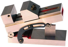 Suburban Tool - 6" Jaw Width x 1-11/16" Jaw Height, 8" Jaw Capacity, Steel, Sine Vise - 12" OAL x 6" Overall Width x 5-1/8" Overall Height, Square to within 0.0003", Parallel to within 0.0003" - Exact Industrial Supply